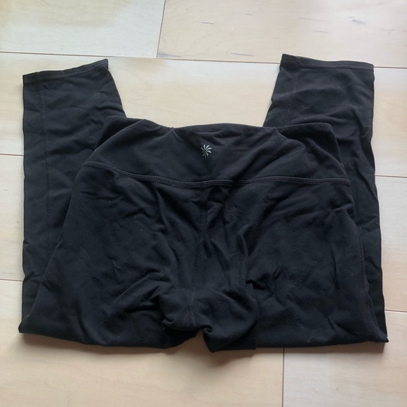 Black Athleta Cropped Leggings - Picture 4 of 5